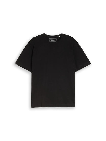 Denim Tom Tailor Black Men Relaxed Fit Cotton T-Shirt SKU: 1050260_29999 Image 01