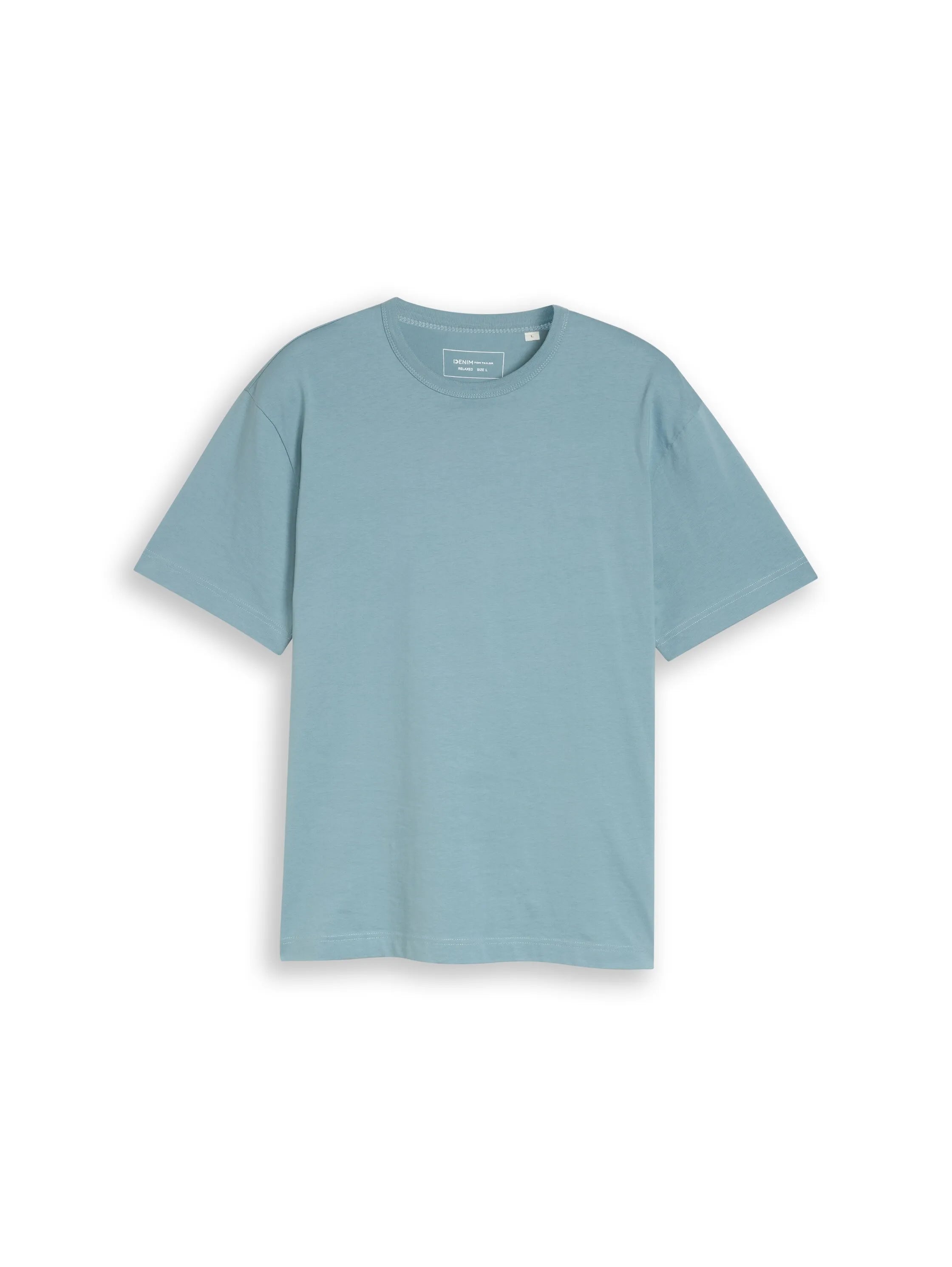 Denim Tom Tailor Citadel Blue Men Relaxed Fit Cotton T-Shirt SKU: 1050260_30118 Image 06