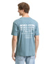 Denim Tom Tailor Citadel Blue Men Relaxed Fit T-Shirt with Back Print SKU: 1050262_30118 Image 02