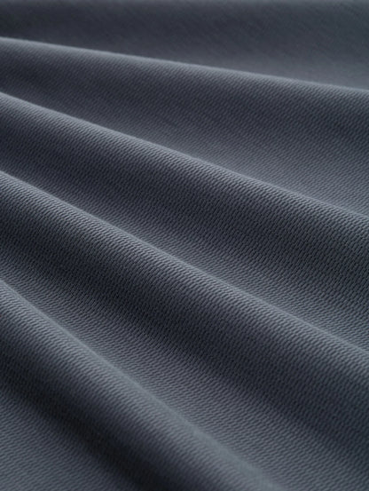 Denim Tom Tailor Urban Medium Grey Men Relaxed Fit Polo Shirt with Zip SKU: 1050294_21756 Image 05
