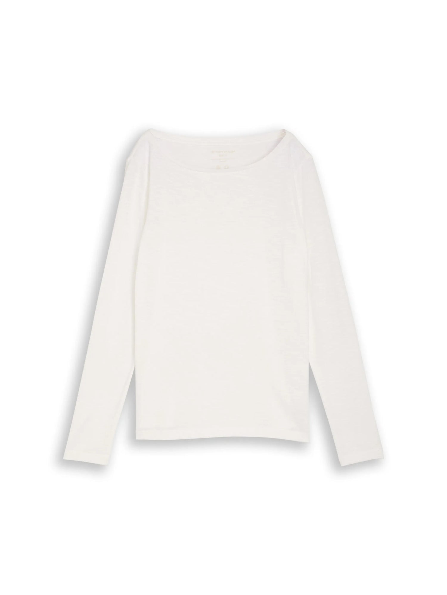 Tom Tailor Whisper White Women Basic Long-Sleeved Cotton Shirt SKU: 1050419_10315 Image 06