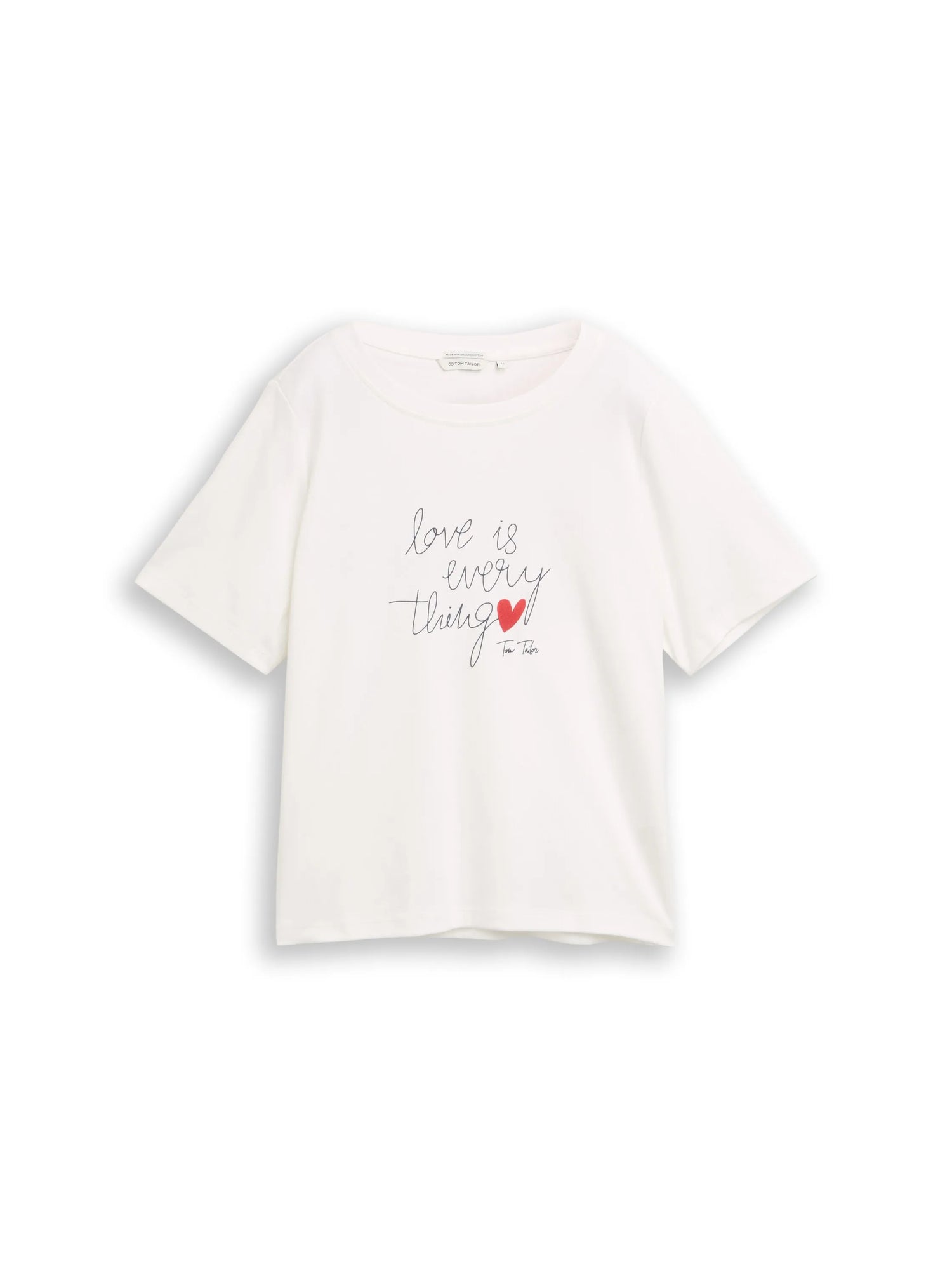 Tom Tailor Whisper White Women Cotton T-Shirt SKU: 1050426_10315 Image 06