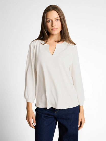 Tom Tailor Whisper White Women Long-Sleeved Shirt with Ruffles SKU: 1050430_10315 Image 04