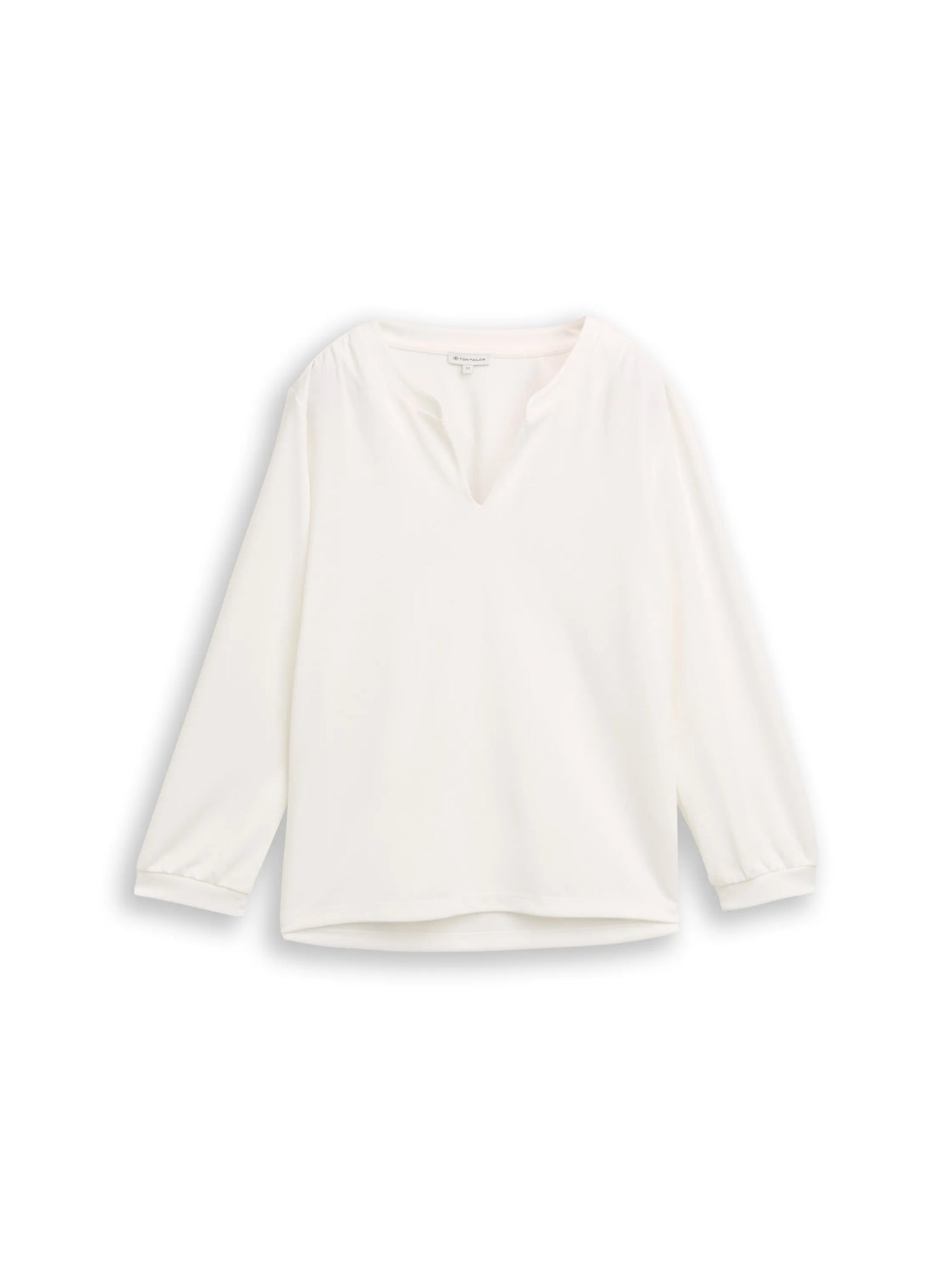 Tom Tailor Whisper White Women Long-Sleeved Shirt with Ruffles SKU: 1050430_10315 Image 06
