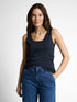 Tom Tailor Sky Captain Blue Women Slim-Fit Top with a Round Neckline SKU: 1050431_10668 Image 04