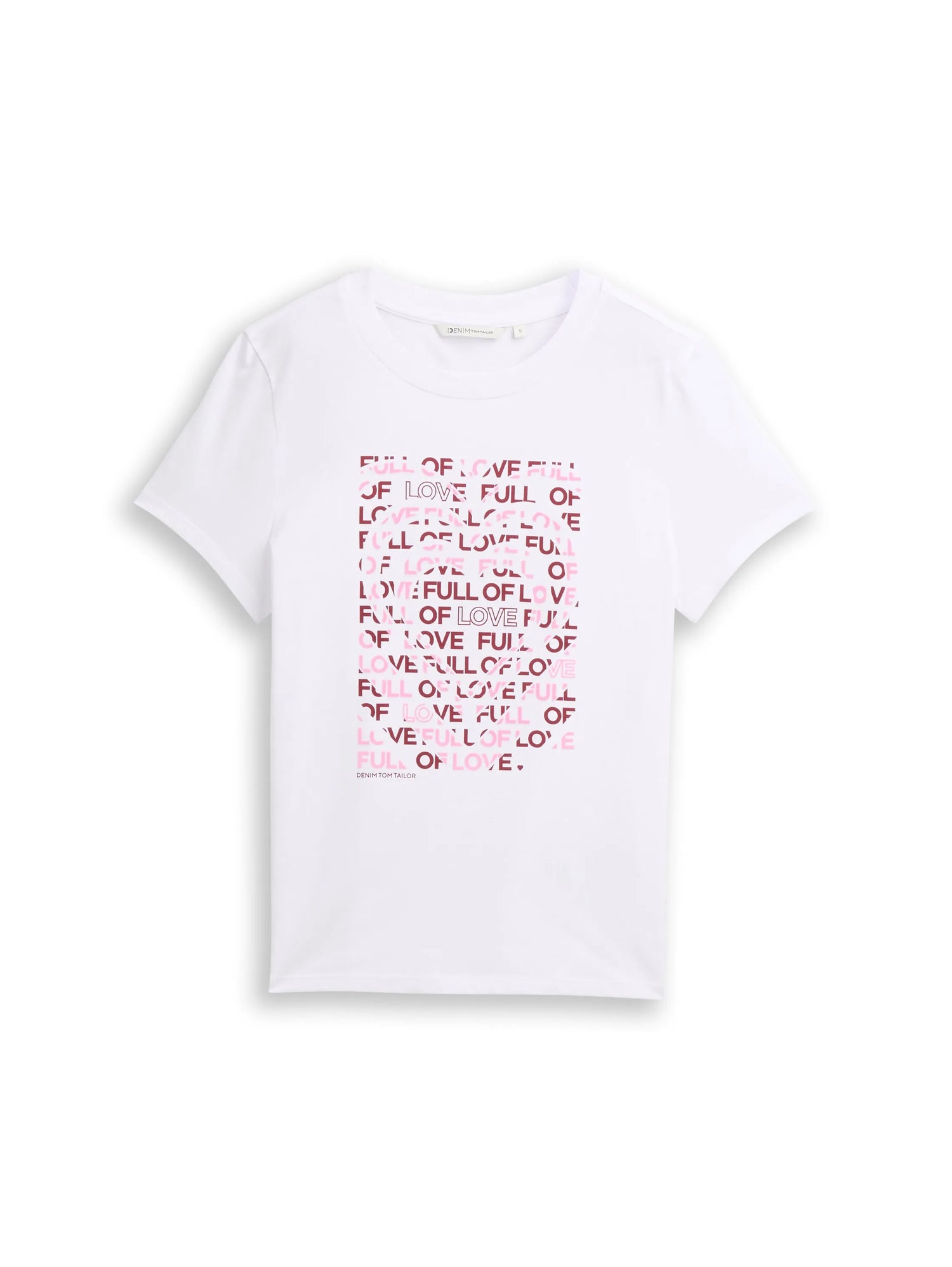 Denim Tom Tailor White Women Cotton T-Shirt SKU: 1050484_20000 Image 06
