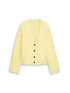 Tom Tailor Soft Lemon Melange Women Loose Fit Cardigan with Cashmere Blend SKU: 1050542_39072 Image 01