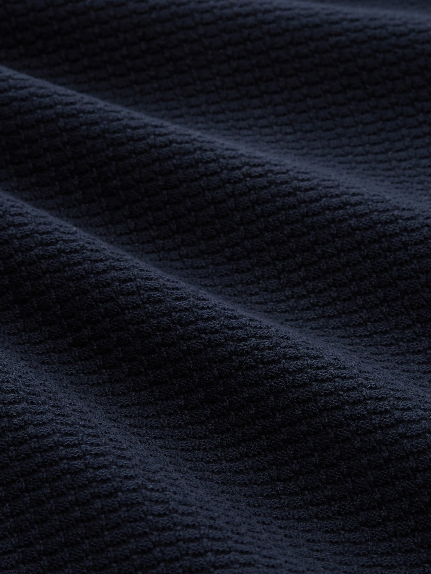 Tom Tailor Sky Captain Blue Men Knitted Jumper with Polo Collar SKU: 1050756_10668 Image 05