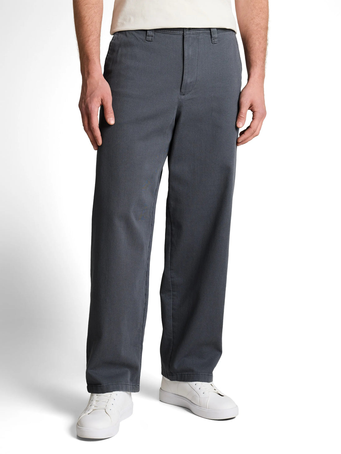 Denim Tom Tailor Urban Medium Grey Men Ttloose Cotton Chino Trousers SKU: 1051897_21756 Image 01