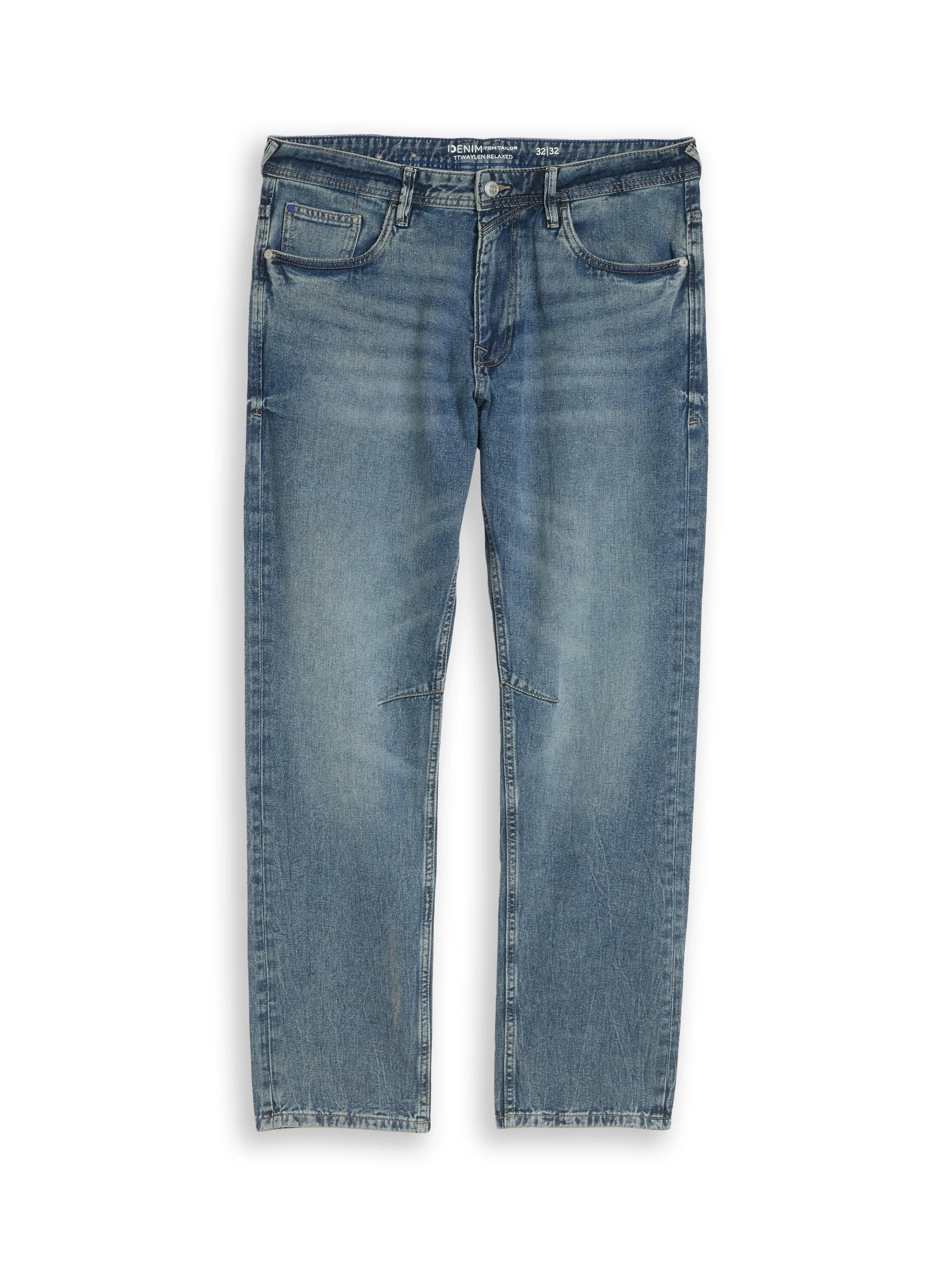 Denim Tom Tailor Tinted Blue Denim Men Ttwaylen Relaxed Jeans SKU: 1051938_10127 Image 06