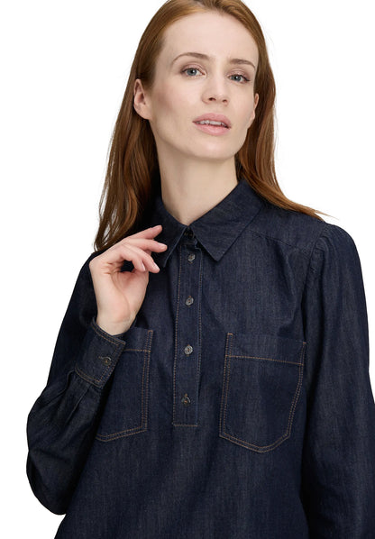 Betty Barclay_Dark Blue Denim_Short Denim Dress 1/1 Sleeve_1067-3130_8620_06