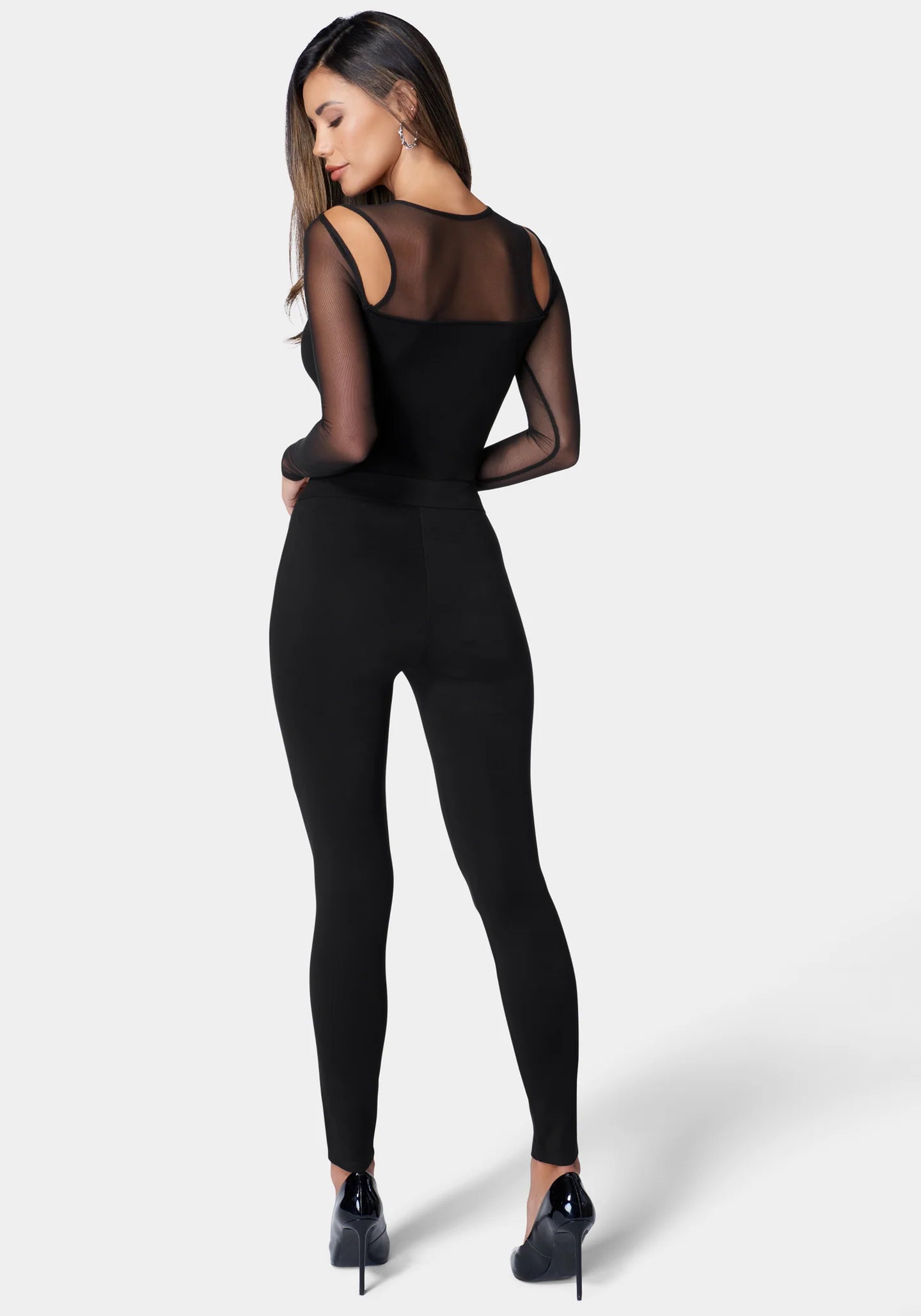 Removable Vegan Leather Belt Pdr Legging - BEVAVA