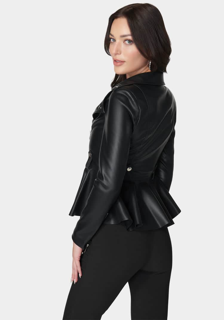 Vegan Leather Moto Peplum Jacket_107899_Black_03