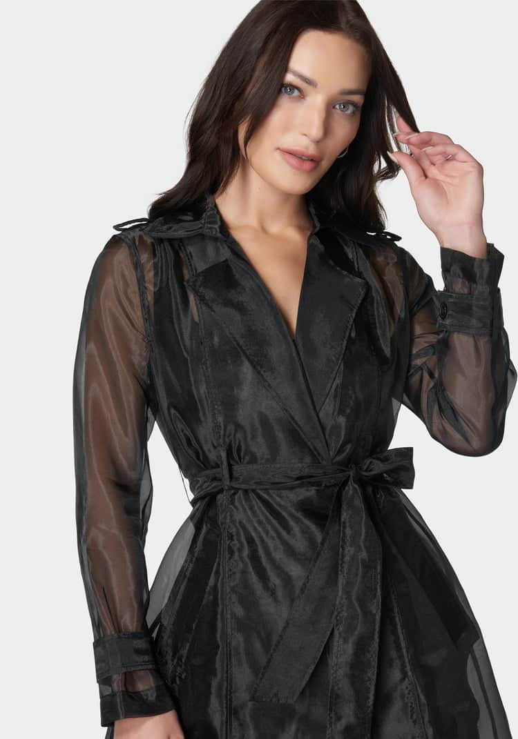 Organza Trench Coat_107900_BLACK_04