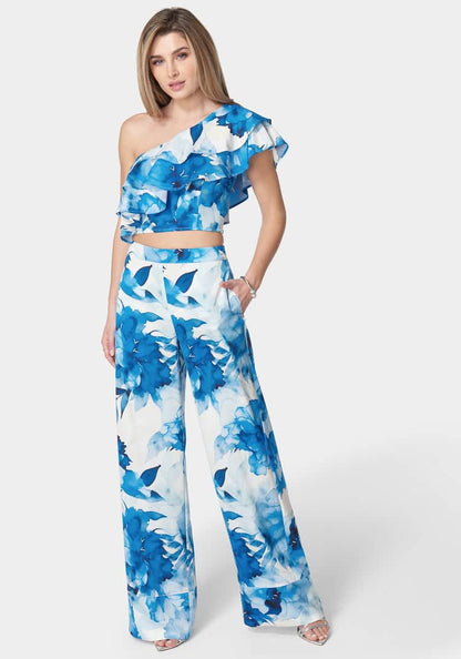 Satin High Waist Palazzo Pant_107947_Hazed Bloom Print_02