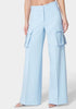 High Waist Ultra Wide Leg Cargo Pant_107955_Chambray Blue_01