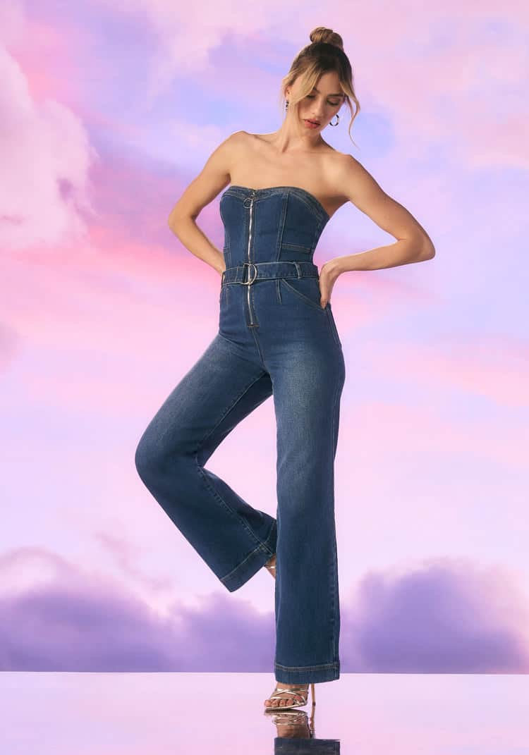 Front Zipper Wide Leg Denim Jumpsuit_107972_True Blue Wash_05