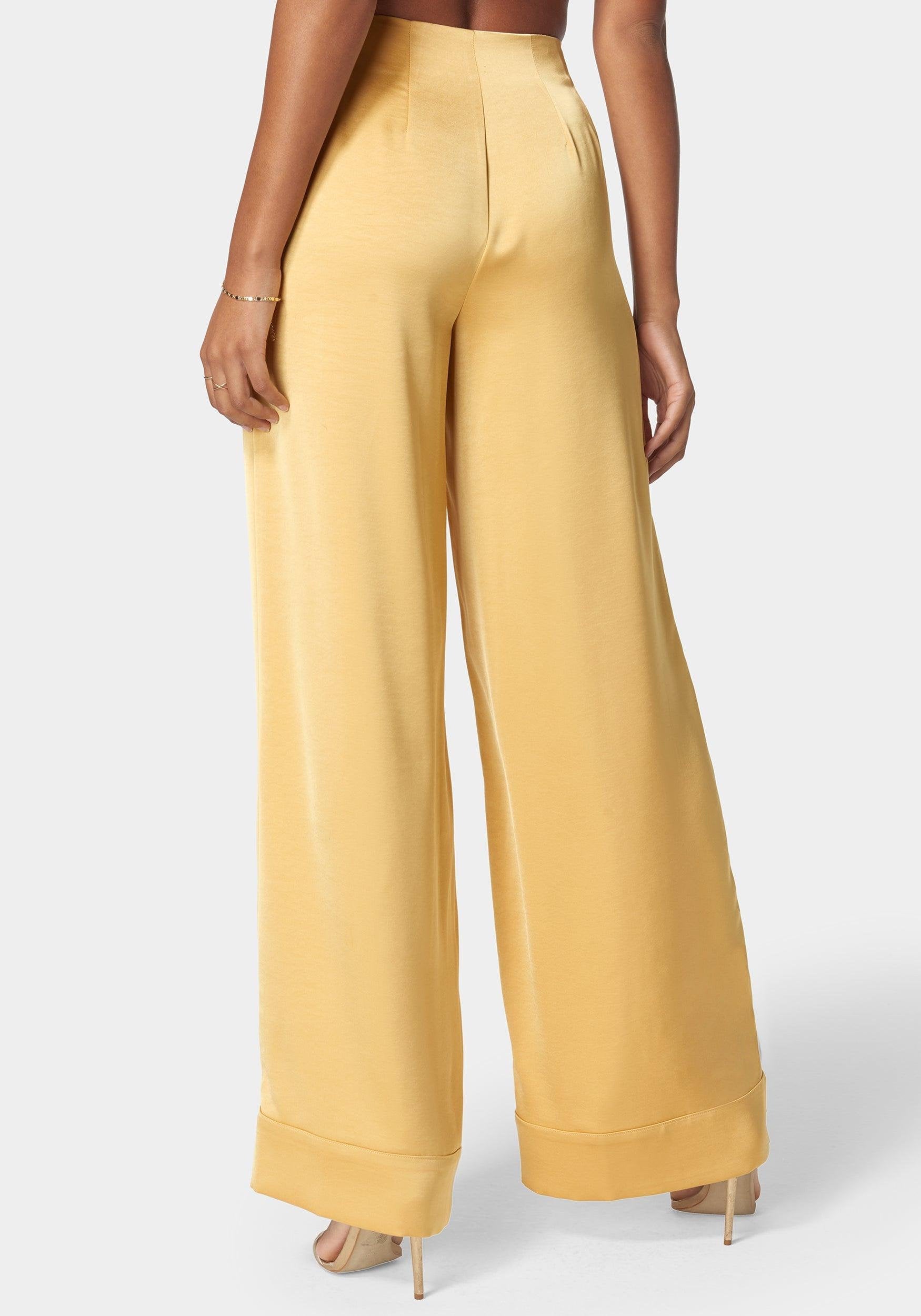 High Waist Ultra Wide Leg Pant_108023_Sunlight_02