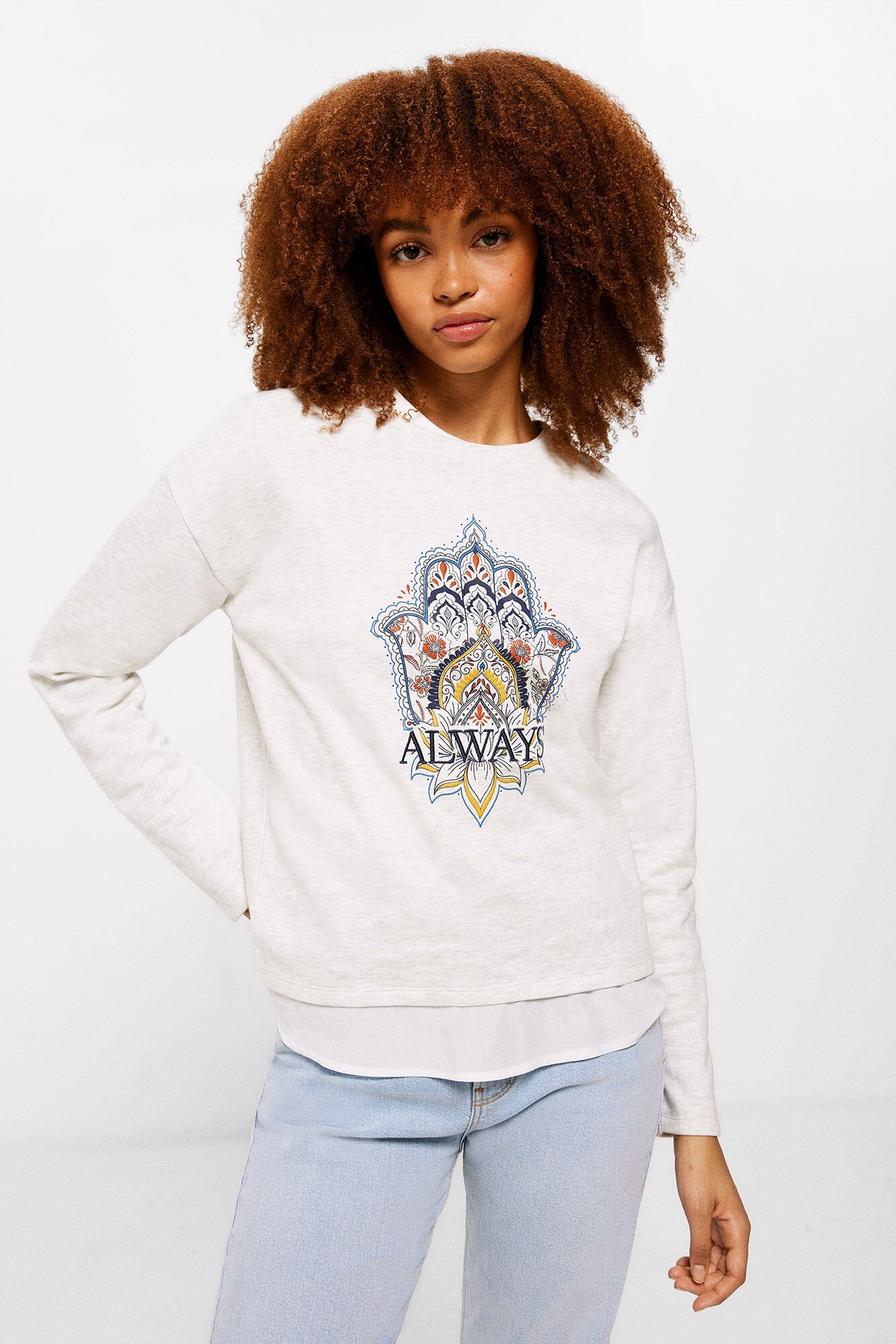 Graphic Crew Neck Sweatshirt_1087473_48_01
