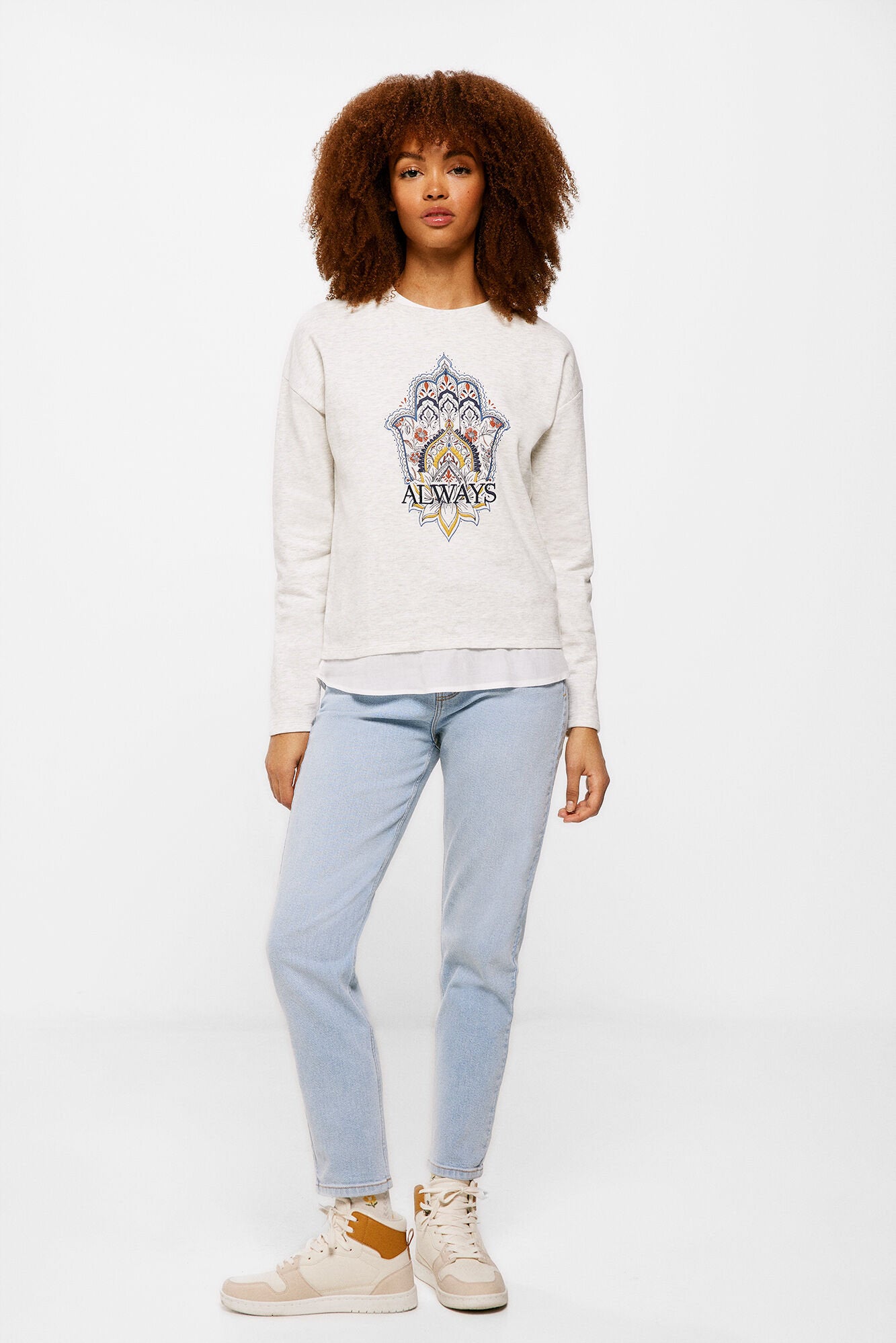 Graphic Crew Neck Sweatshirt_1087473_48_02