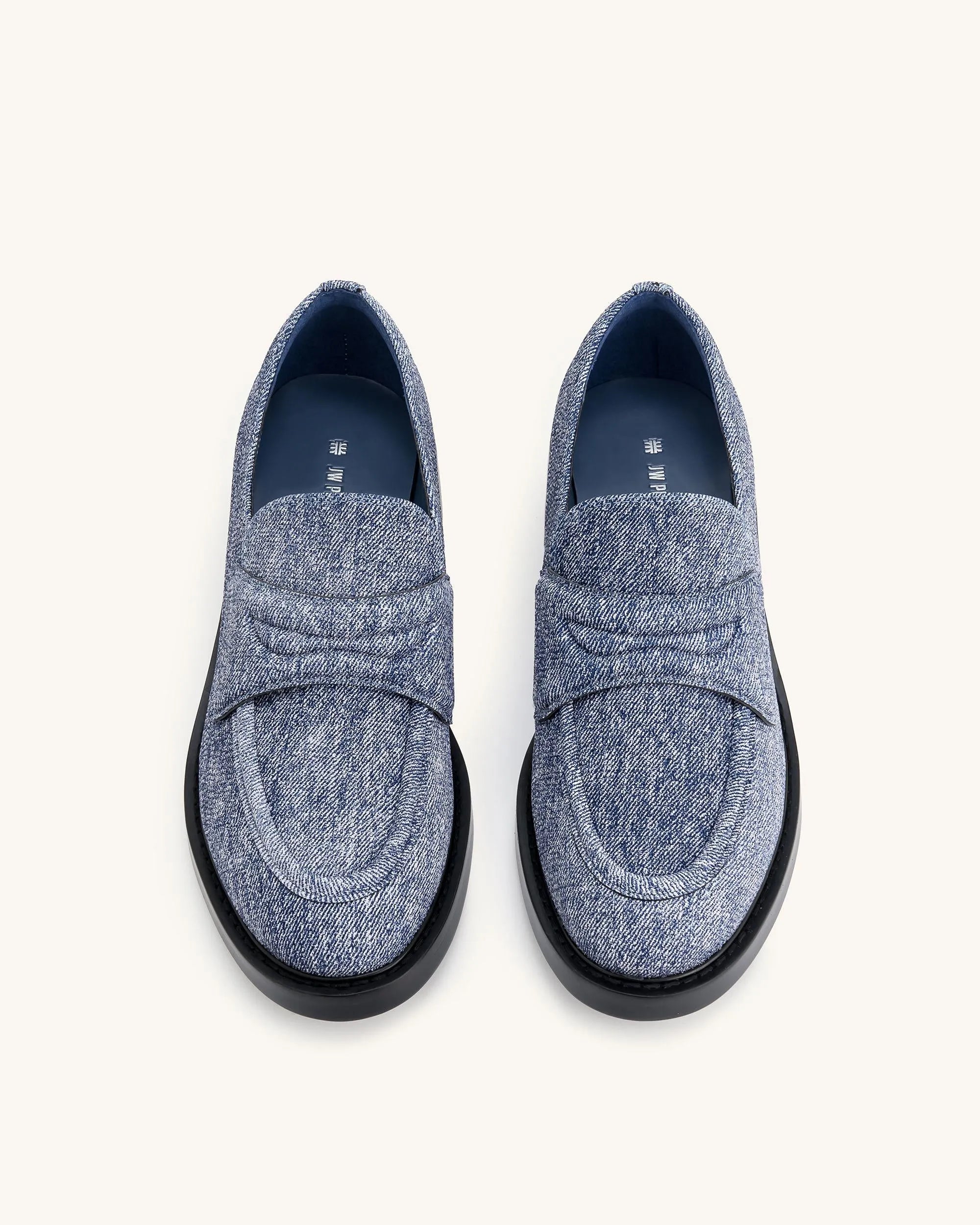 JW PEI_Blue_Micah Denim Embossed Chunky Loafer_10LS01-5_Blue_03