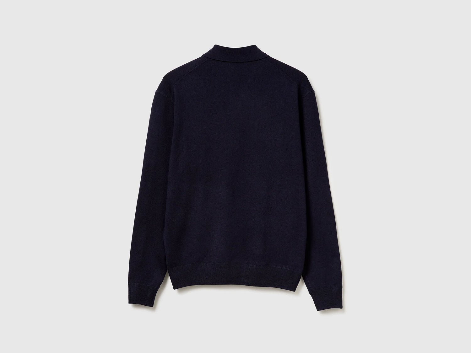 Benetton_Dark Blue_Knit Polo in Viscose Blend_110XU301L_3C1_02