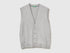 Benetton_Light Gray_Knit Vest in Viscose Blend_110XU401G_501_01