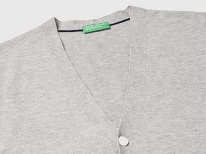 Benetton_Light Gray_Knit Vest in Viscose Blend_110XU401G_501_07