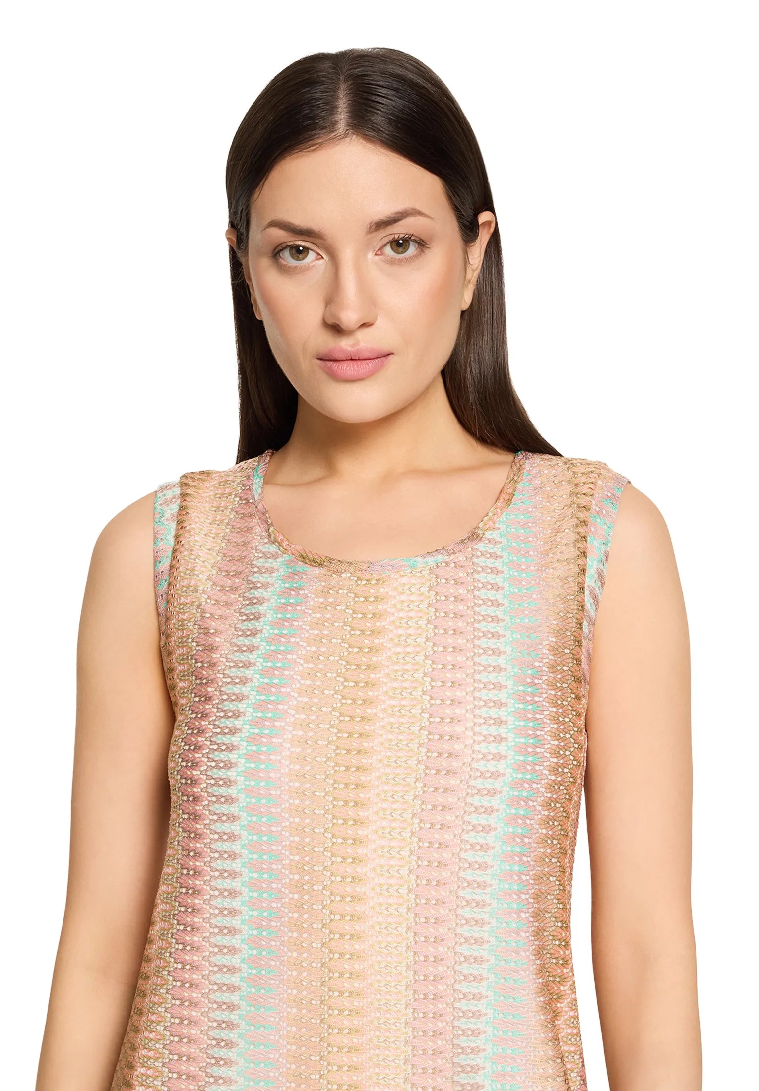 Betty Barclay Nature/Green Women Dress Long without Sleeve SKU: 1110-3174_1858 Image 06