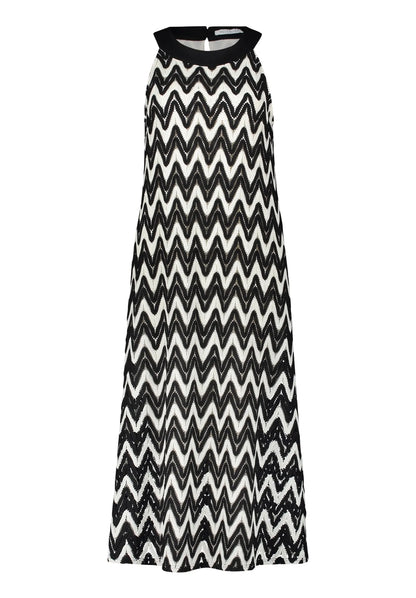 Betty Barclay Black/Cream Women Dress Long without Sleeve SKU: 1135-3376_9812 Image 04