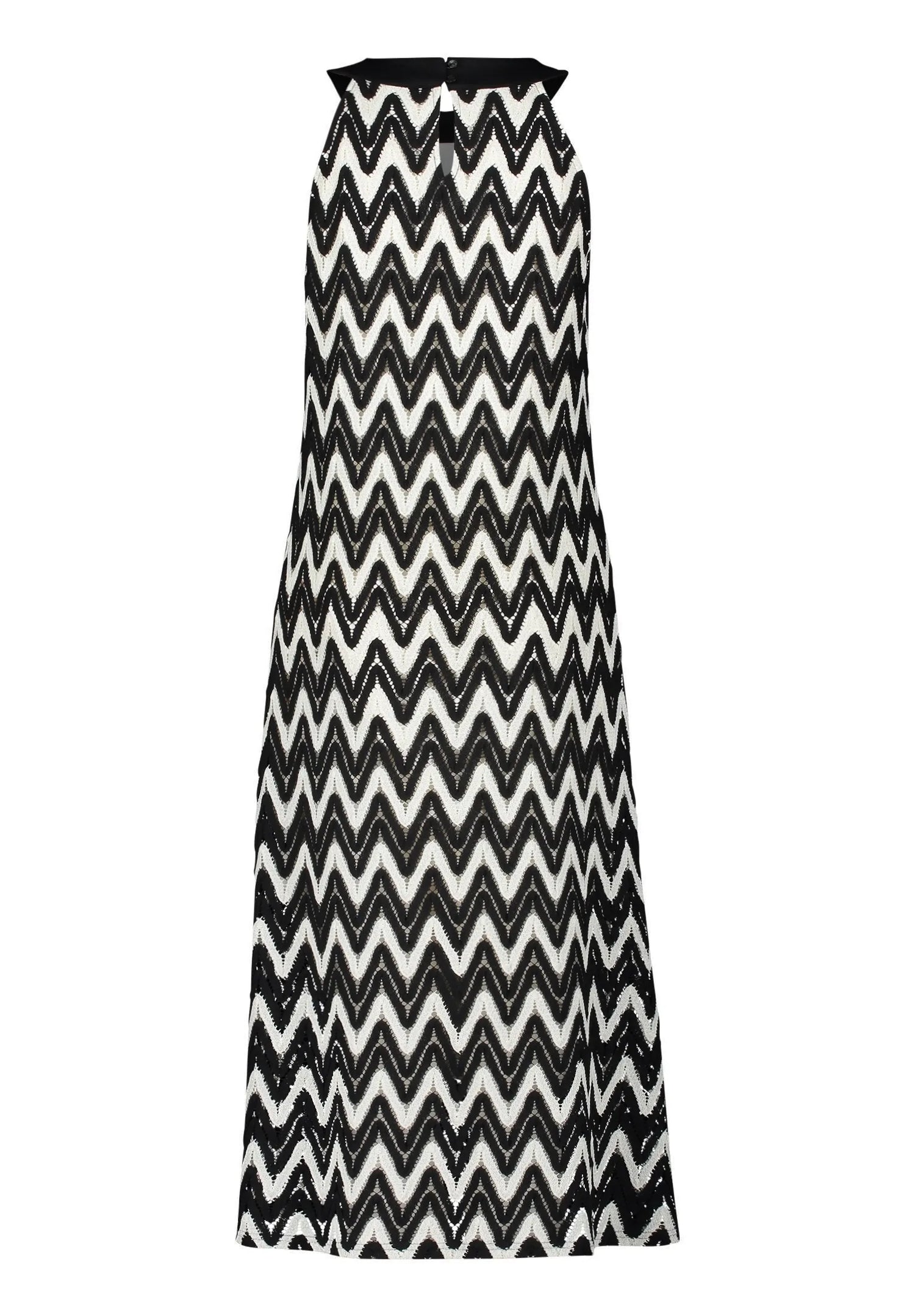 Betty Barclay Black/Cream Women Dress Long without Sleeve SKU: 1135-3376_9812 Image 05