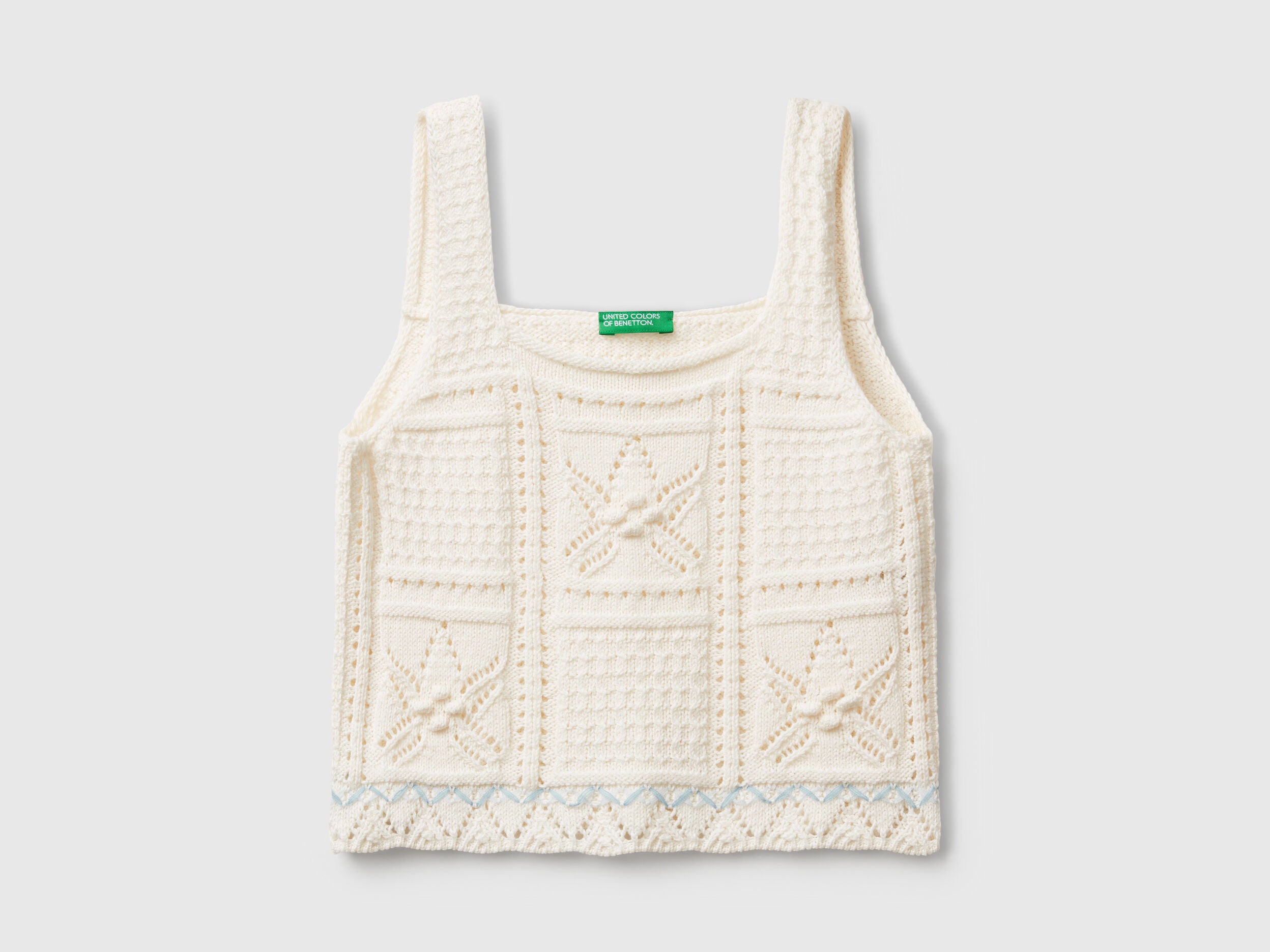 Benetton_Knitted Top with Stars_114FQH00B_674_01