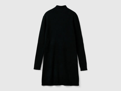 Benetton Black Girls Sweater Dress SKU: 1170CV006_700 Image 02