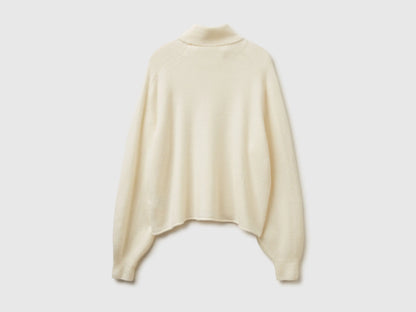 Benetton_Creamy White_Turtleneck in Stretch Wool Blend_11CZD204F_0R2_06