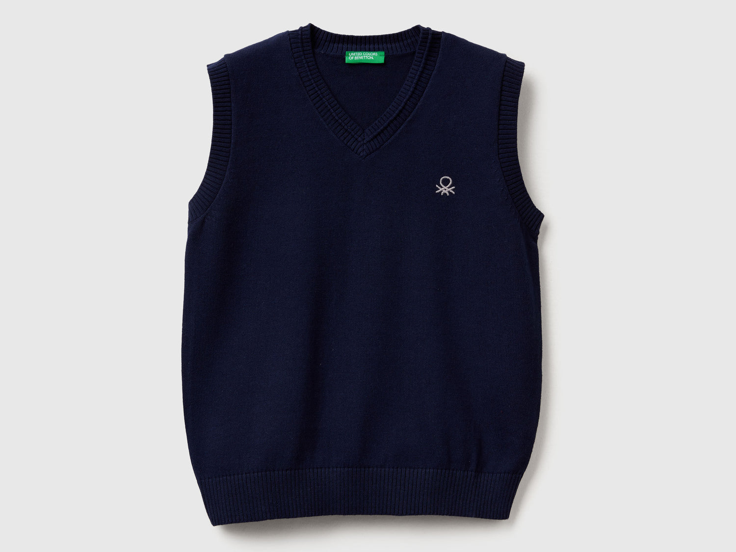 Benetton_Dark Blue_Knit Vest_120YC400O_252_01