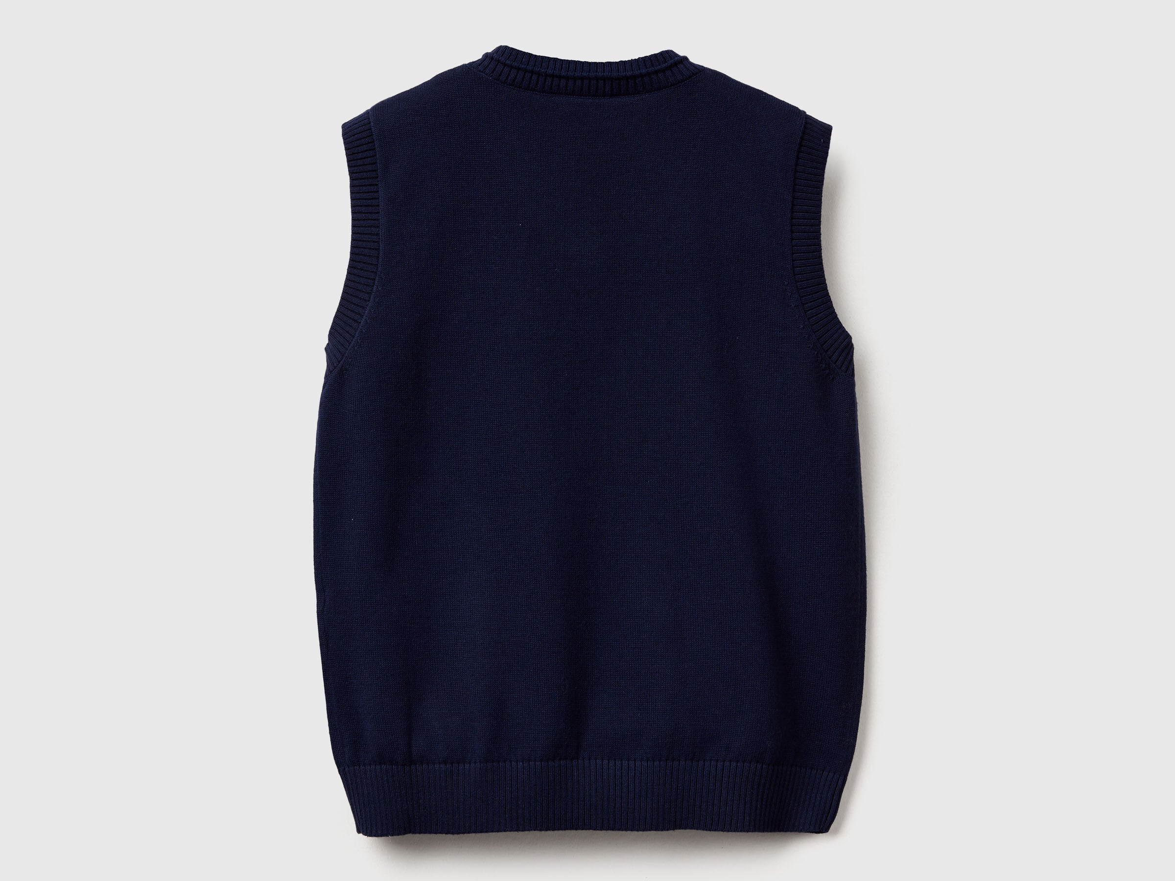 Benetton_Dark Blue_Knit Vest_120YC400O_252_02