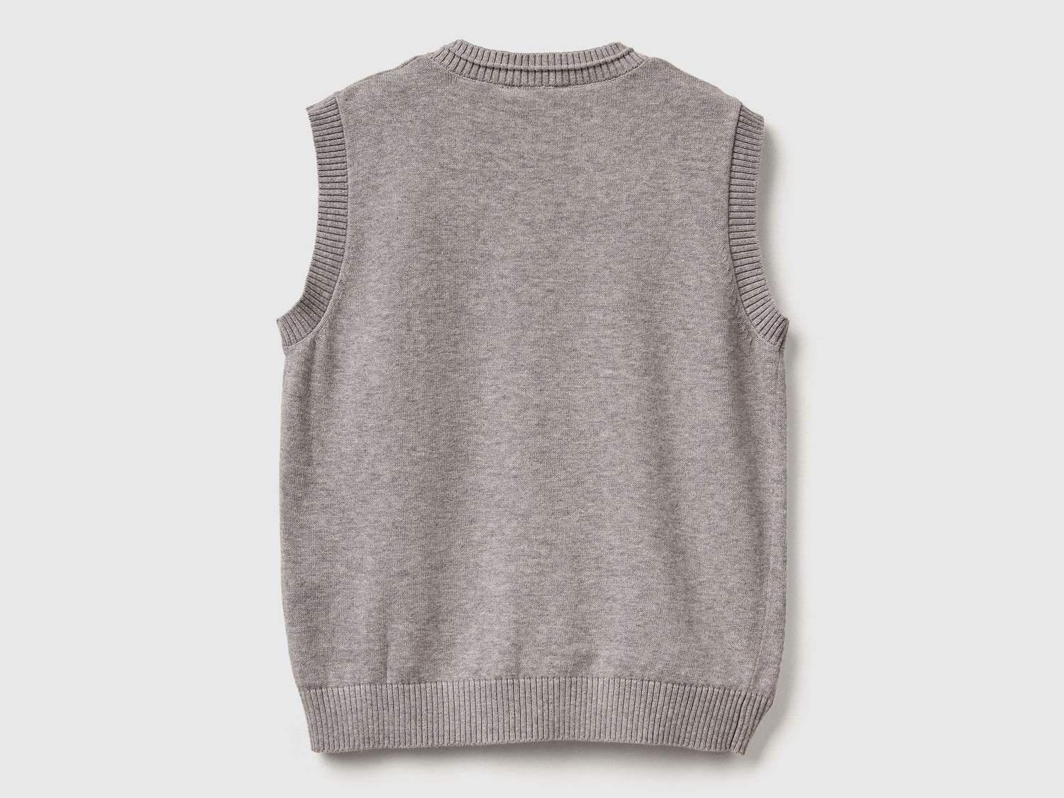Benetton_Light Gray_Knit Vest_120YC400O_501_02
