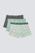 Springfield Green Men 3-Pack of Tennis Boxers SKU: 1253356_22 Image 01