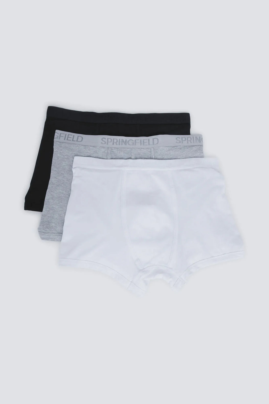Springfield White Men Pack 3 Basic Boxers SKU: 1253363_99 Image 01