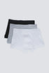 Springfield White Men Pack 3 Basic Boxers SKU: 1253363_99 Image 01