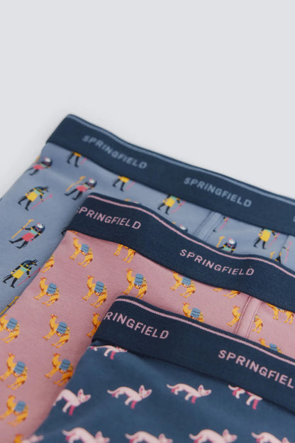 Springfield Red Men Egypt 3-Pack Boxers SKU: 1253370_67 Image 03
