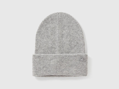 Benetton_Light Gray_Wool Blend Hat_126WCA00X_501_01