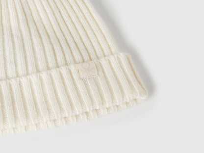 Benetton_Creamy White_Hat in Wool Blend_126WGA006_000_03