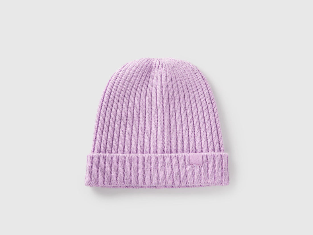 Benetton_Lavender_Hat in Wool Blend_126WGA006_0W1_01