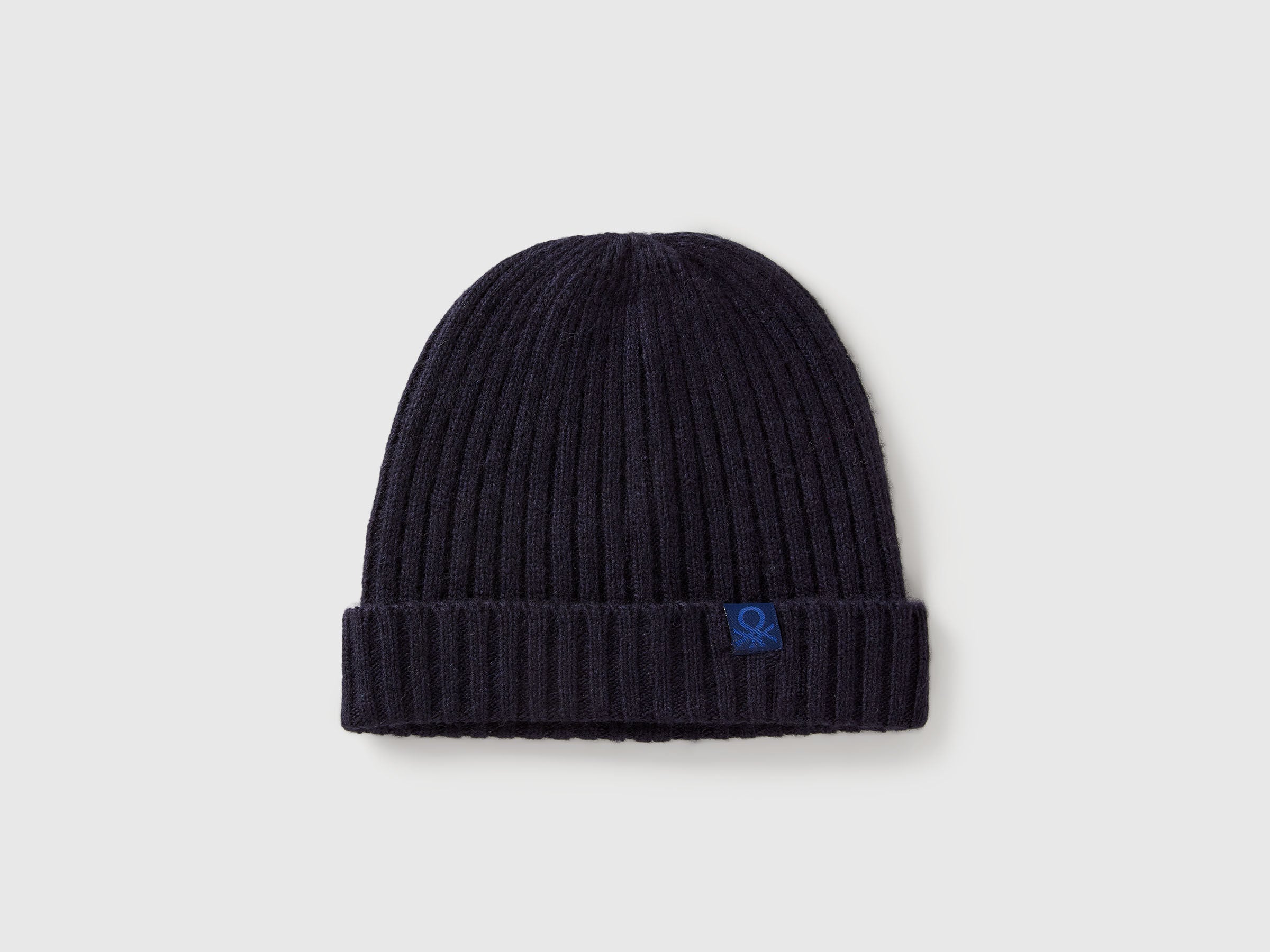 Benetton_Dark Blue_Hat in Wool Blend_126WGA006_66U_01