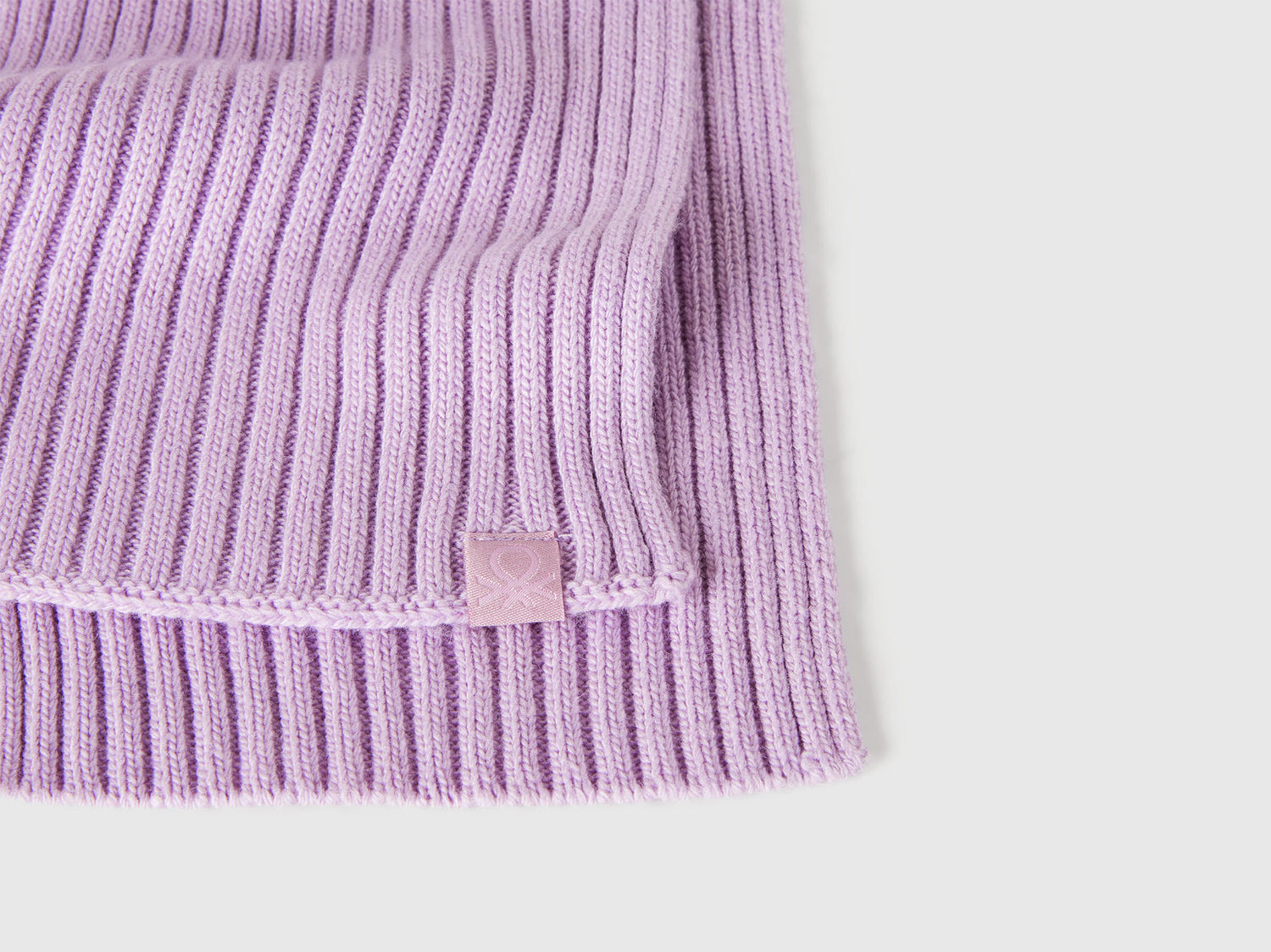 Benetton_Lavender_Wool Blend Knit Scarf_126WGU005_0W1_03
