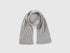 Benetton_Light Gray_Wool Blend Knit Scarf_126WGU005_501_01