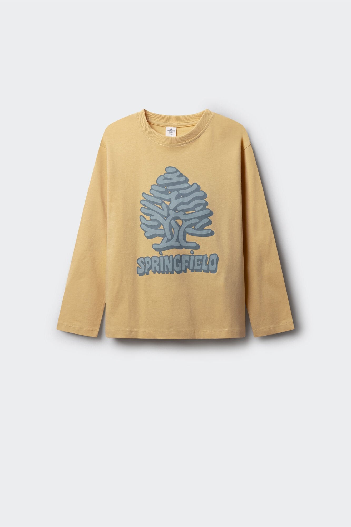 Springfield_Yellow_Yellow Tree Long Sleeve T-Shirt for Boys_1282675_07_01