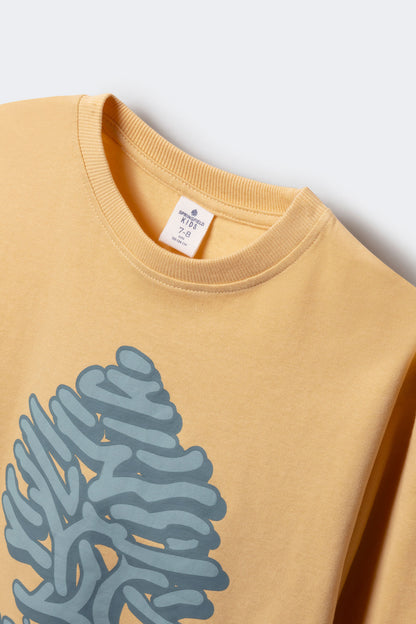 Springfield_Yellow_Yellow Tree Long Sleeve T-Shirt for Boys_1282675_07_03