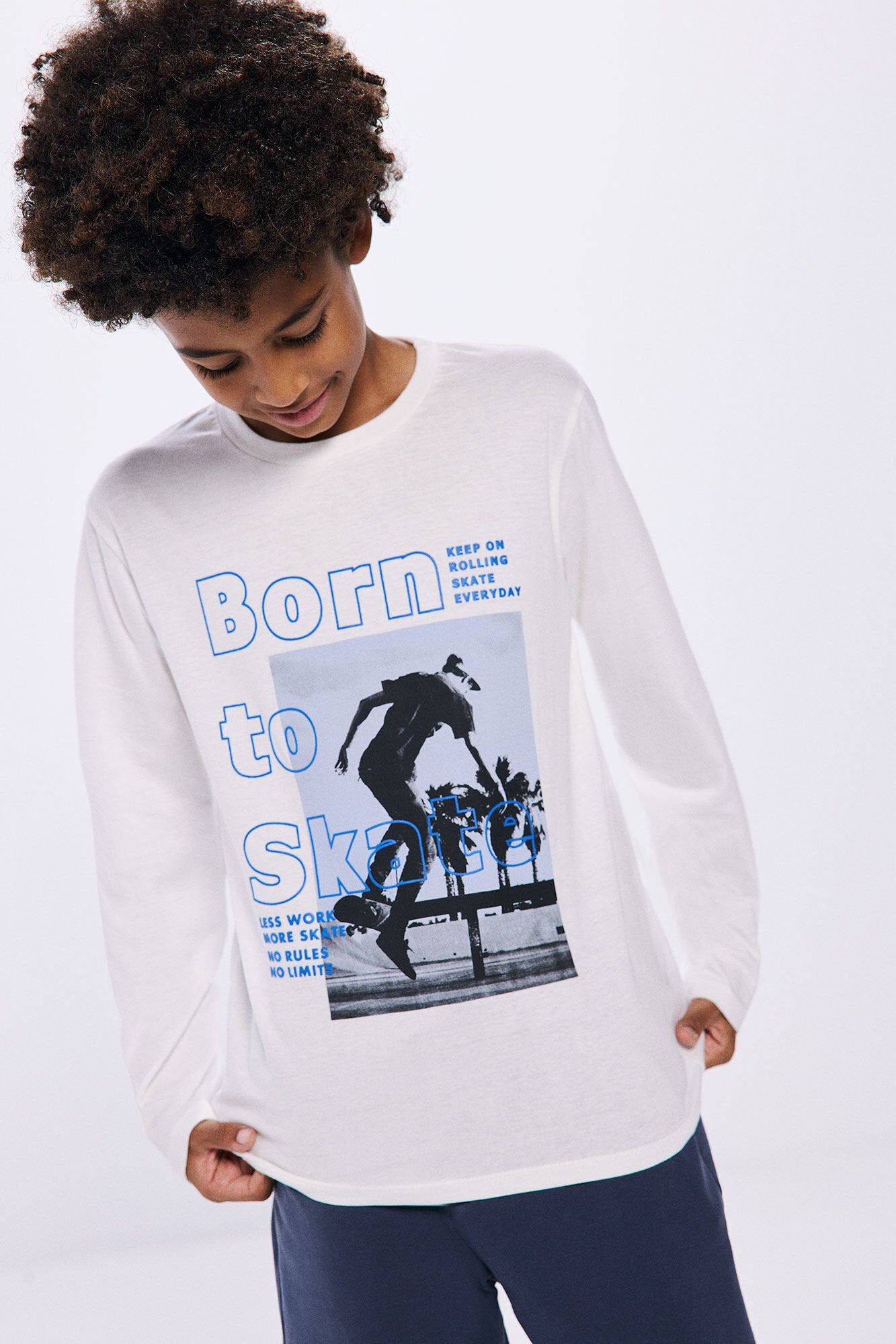 T-Shirt &quot;Born To Skate&quot; Boy_1288578_96_01